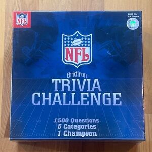NFL Gridiron Trivia Challenge Game - Navy Blue